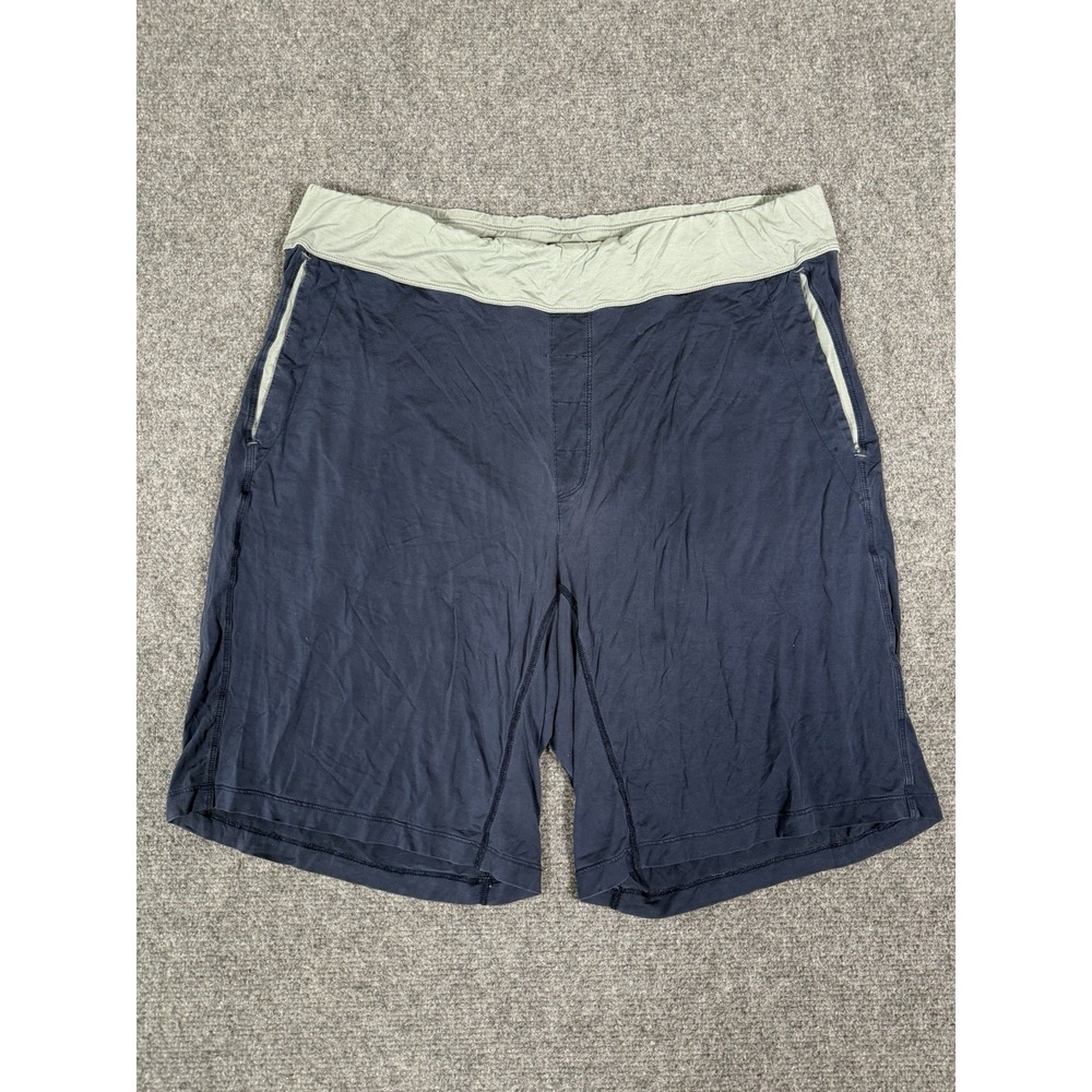 Dagsmejan Mens XL Blue Gray Modal Blend Nattcool Cool Sleep Shorts